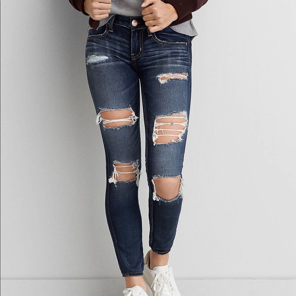 American Eagle super low rise jegging